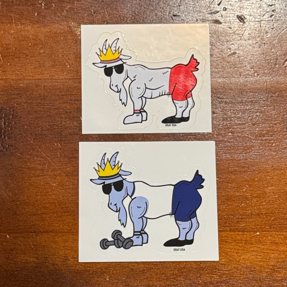 GOAT USA Stickers